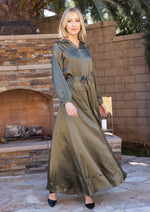 Amelia Dress " Olive Green "