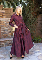 Bella Dress " Burgundy "