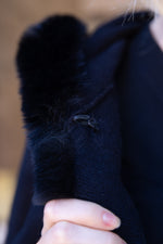 Jolie Cape Poncho " Black "