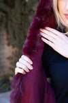 Jolie Cape Poncho " Burgundy " pre-order